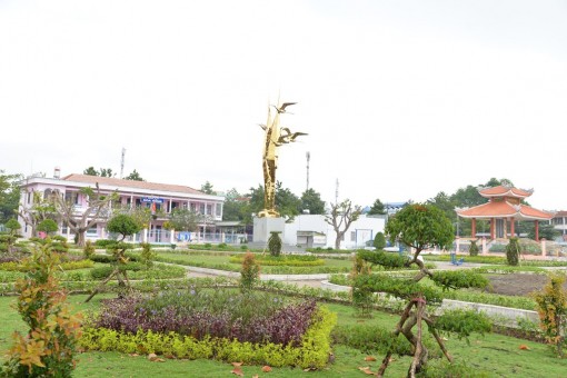 Thị trấn An Châu xây dựng đô thị “xanh - sạch - sáng”