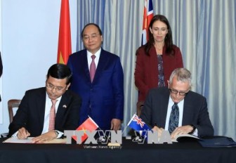 Tuyên bố chung thúc đẩy quan hệ đối tác toàn diện hướng tới đối tác chiến lược Việt Nam - New Zealand