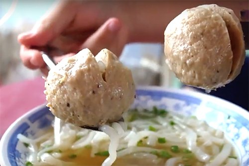 Bánh canh bò viên nổi tiếng xứ sở thốt nốt An Giang