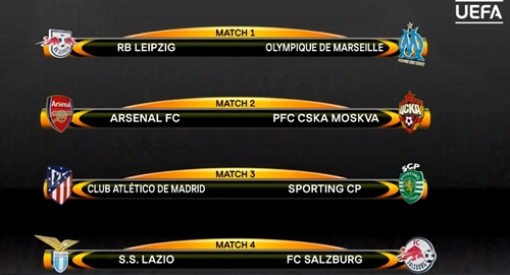 Arsenal và Atletico dễ thở ở tứ kết Europa League