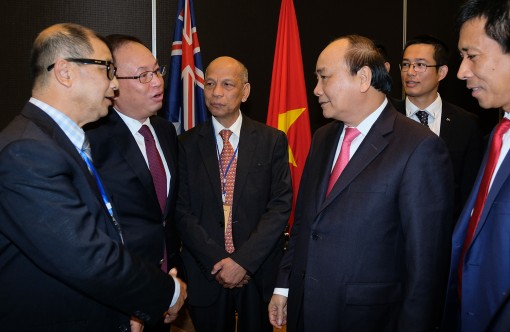 Thủ tướng gặp doanh nhân, trí thức tiêu biểu người Việt tại Australia