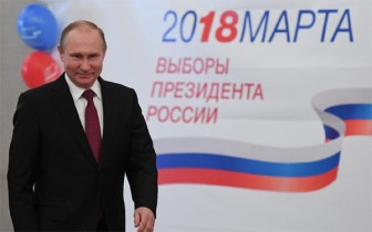 Putin thắng áp đảo, tiếp tục làm Tổng thống Nga