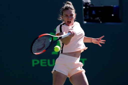 Halep 'thoát hiểm' ở vòng 2 giải Miami Open