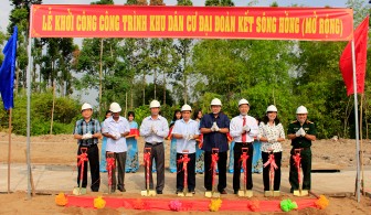 TP. Long Xuyên khởi công xây dựng khu dân cư Đại đoàn kết Sông Hồng đợt 1