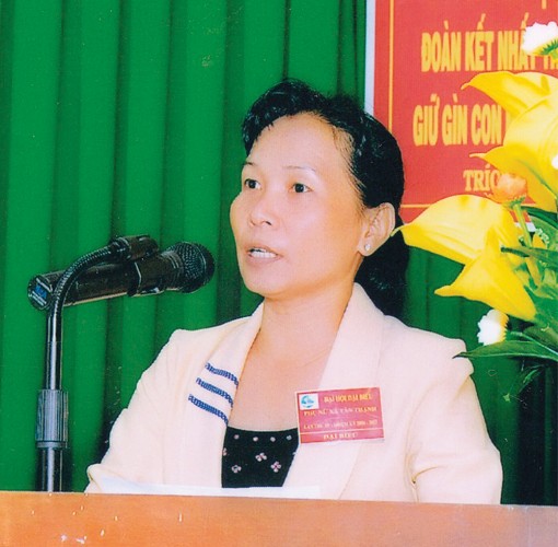 Nữ cán bộ cơ sở nhiệt huyết