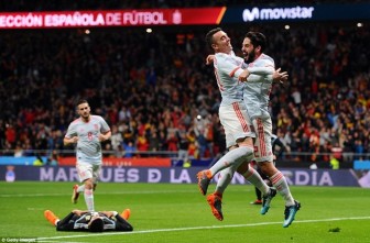 Tây Ban Nha giành chiến thắng hủy diệt 6-1 trước tuyển Argentina