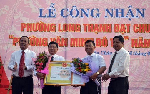 Đẩy mạnh phong trào xây dựng phường đạt chuẩn văn minh đô thị