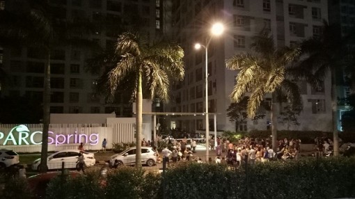 Cháy chung cư ParcSpring ở Sài Gòn