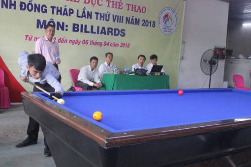 50 cơ thủ tranh tài môn Billiards