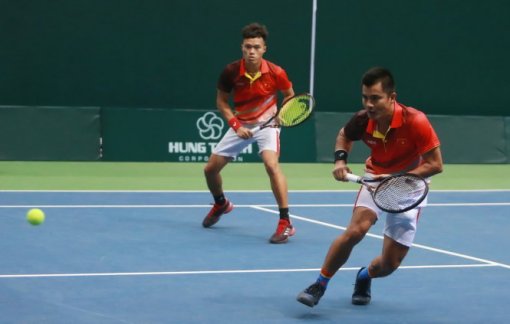 ​Đội tuyển Việt Nam đứng đầu bảng A tại Davis Cup 2018