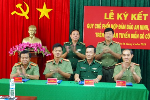 Phối hợp đảm bảo an ninh, trật tự địa bàn tuyến biển Gò Công