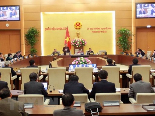 Ngày 10-4 bắt đầu phiên họp thứ 23 của Ủy ban Thường vụ Quốc hội