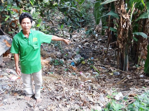 Con mương đã lấp, tranh chấp kéo dài