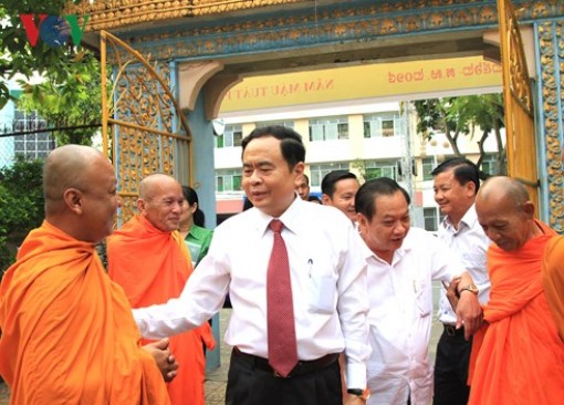 Ông Trần Thanh Mẫn chúc Tết Chôl Chnăm Thmây đồng bào Khmer