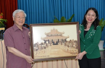Tổng Bí thư Nguyễn Phú Trọng thăm và làm việc tại An Giang