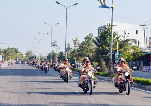 Công an tỉnh Bến Tre ra quân cao điểm đảm bảo an toàn dịp lễ 30-4 và 1-5