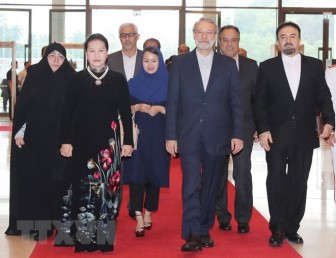 Chủ tịch Quốc hội Iran kết thúc chuyến thăm chính thức Việt Nam