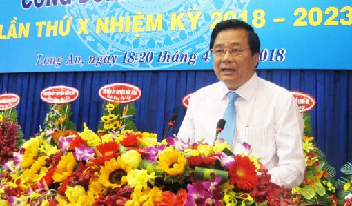 Khai mạc Đại hội Công đoàn tỉnh Long An lần thứ X, nhiệm kỳ 2018-2023
