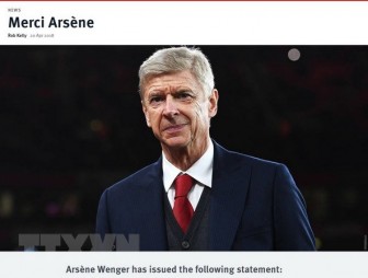 Arsene Wenger chính thức rời Arsenal vào cuối mùa giải 2017-2018