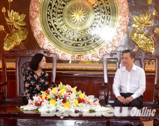 Trưởng Ban Dân vận Trung ương làm việc với lãnh đạo tỉnh Bạc Liêu