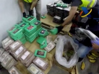 Tây Ban Nha thu giữ lượng ma túy kỷ lục tại cảng Algeciras