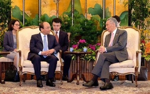 Toàn văn Tuyên bố chung Việt Nam-Singapore