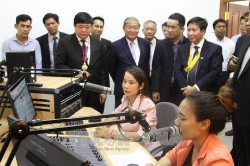 Khánh thành Đài phát thanh ở Campuchia do Việt Nam tài trợ