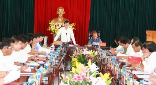 Phó Trưởng Ban Dân vận Trung ương làm việc với Tỉnh ủy Vĩnh Long về công tác dân vận