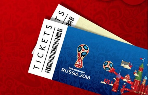 Khoảng 2,5 triệu vé World Cup 2018 đã được bán
