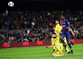 Messi ghi bàn đẳng cấp, Barca đại thắng 5 sao trước Villarreal