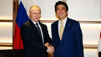 Tổng thống Nga Putin và Thủ tướng Nhật Abe chuẩn bị hội đàm