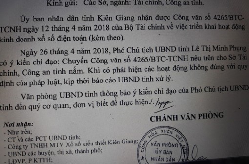 Kiên Giang: Siết quản lý vé số Vietlott