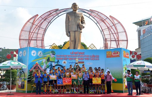 Gạo Hạt Ngọc Trời An Giang giành chức vô địch Tour xe đạp toàn quốc về nông thôn lần thứ  23 năm 2018