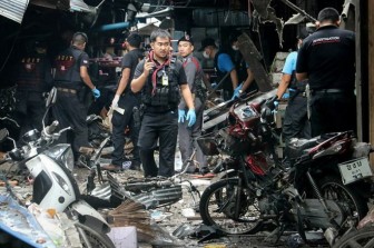 Hơn 10 quả bom phát nổ đồng loạt ở miền Nam Thái Lan