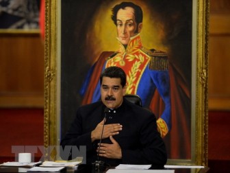 Đương kim tổng thống Venezuela Nicolas Maduro tái đắc cử