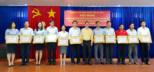 Đảng ủy Khối Doanh nghiệp tỉnh: Sơ kết 2 năm thực hiện Chỉ thị số 05 của Bộ Chính trị