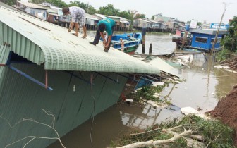 Lại sạt lở trên địa bàn phường Mỹ Thạnh