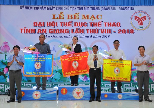 Đại hội Thể dục - Thể thao tỉnh An Giang lần thứ VIII-2018 thành công tốt đẹp