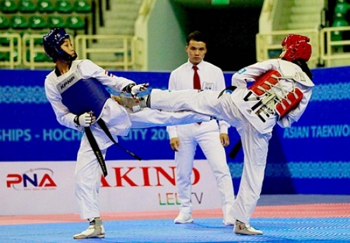 Cô gái Vĩnh Long giành HCV Giải vô địch Taekwondo Châu Á 2018