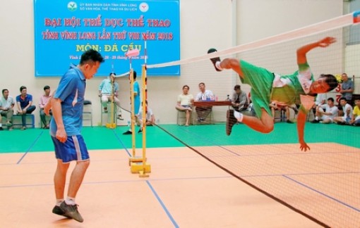 Khai mạc Giải đá cầu Đại hội TDTT tỉnh Vĩnh Long