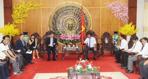 Lãnh đạo tỉnh Long An tiếp và làm việc với Hiệp hội Thương mại và Công nghiệp Hàn Quốc