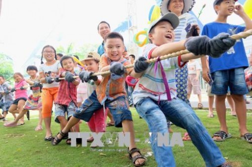 Phong phú các hoạt động vui chơi nhân Ngày Quốc tế Thiếu nhi 1-6