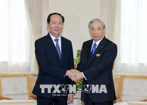 Chủ tịch nước Trần Đại Quang đi thăm tỉnh Gunmar, Nhật Bản