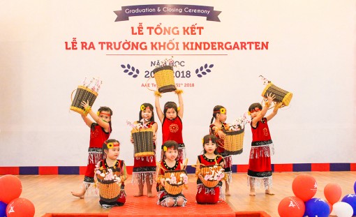 Mầm non Học viện Hoa Kỳ tổng kết năm học 2017-2018