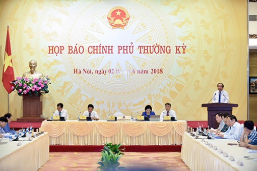 Nội dung họp báo Chính phủ thường kỳ tháng 5-2018