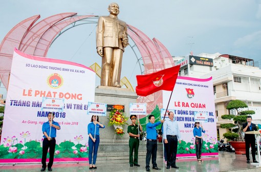 Ra quân sinh hoạt hè, Chiến dịch mùa hè tình nguyện và Tháng hành động vì trẻ em năm 2018