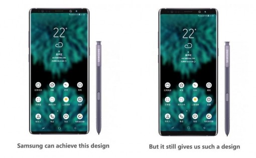 Galaxy Note 9 sẽ giữ nguyên thiết kế của Note 8