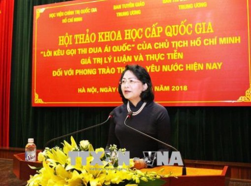 Lời kêu gọi thi đua ái quốc- là mẫu mực về thực hành tuyên tuyền sinh động