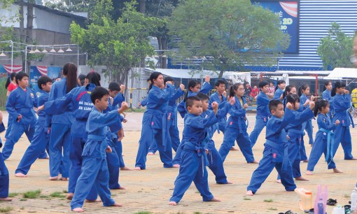 Học võ ngày hè