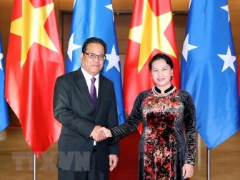 Chủ tịch Quốc hội Micronesia kết thúc chuyến thăm chính thức Việt Nam